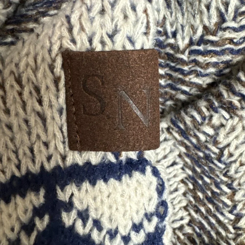 Large Soft Men's Scarf Geometric